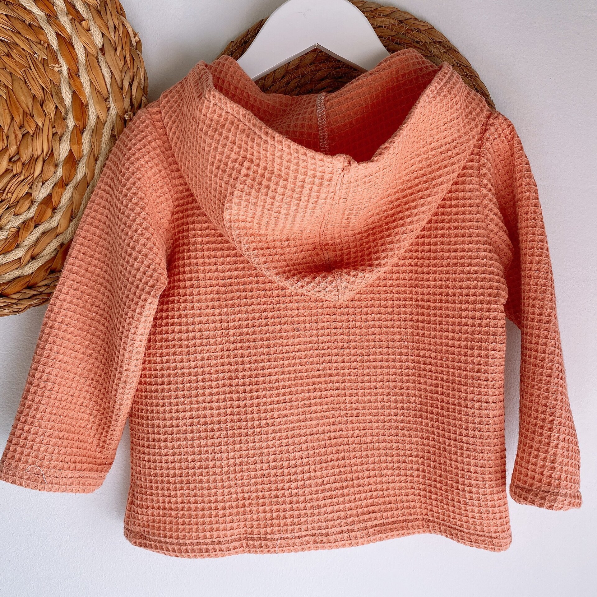Jersey Capucha Waffle Tierra - 3