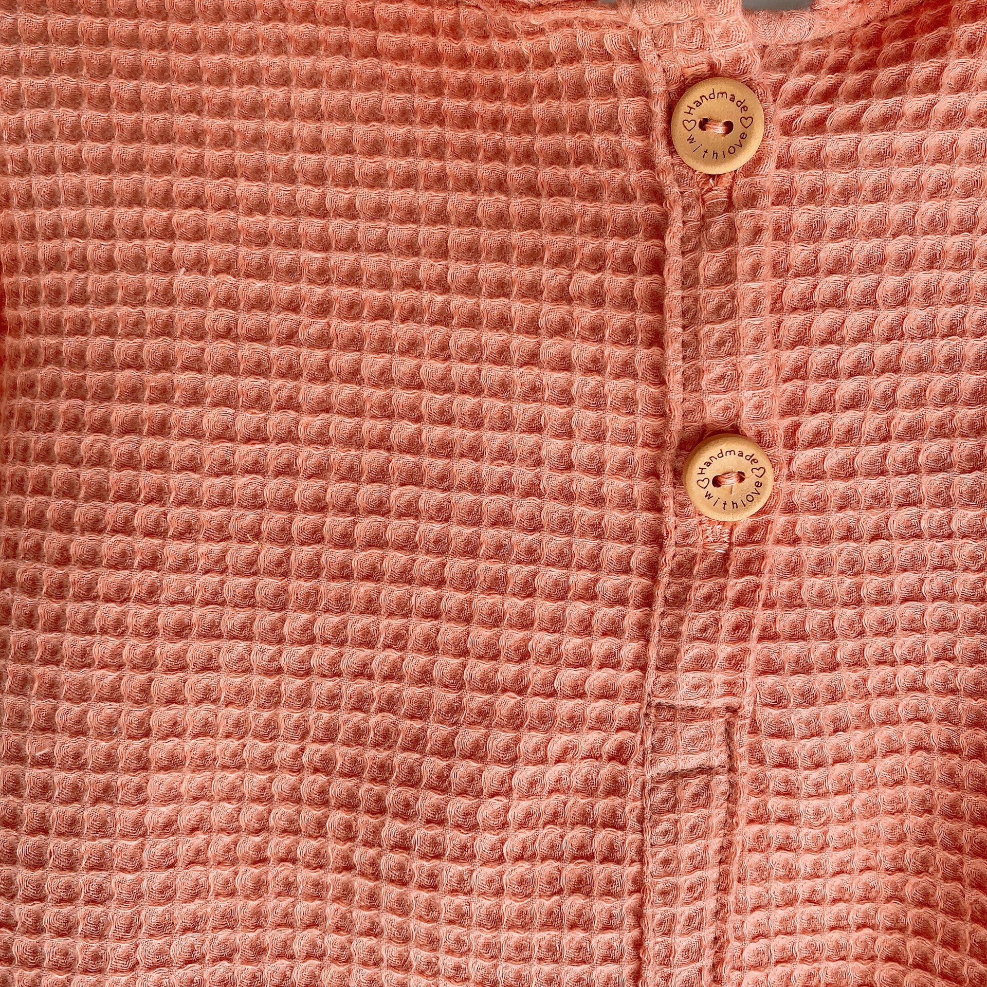 Jersey Capucha Waffle Tierra - 2