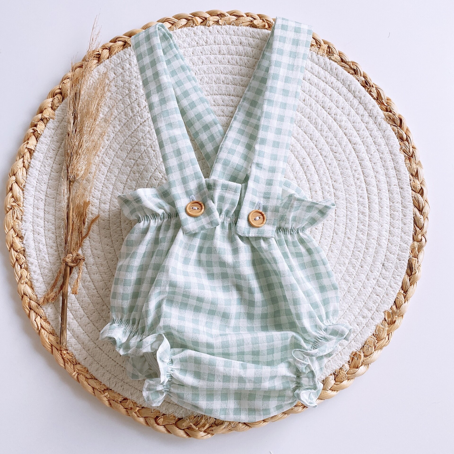 Conjunto Vichy limonada - 2